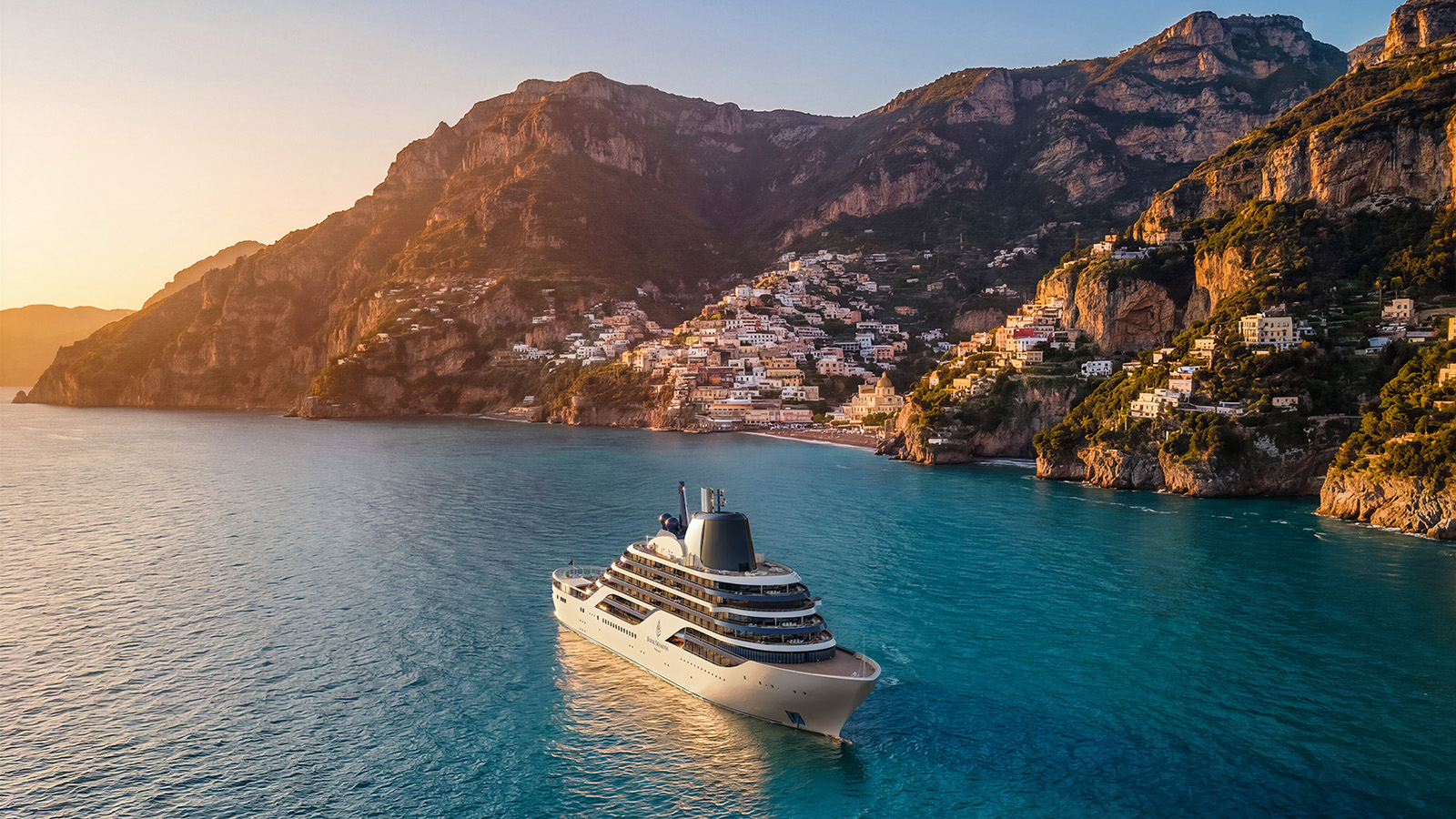 Four Seasons II luxury yacht sailing along the Mediterranean coast