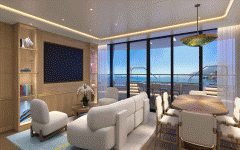 Four Seasons Yachts Cruise - Four Seasons 1 - St. Barths Suite - living room