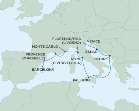 Deluxe Honeymoon Cruises Seven Seas Mariner April 20-30 2025 - 10 Days