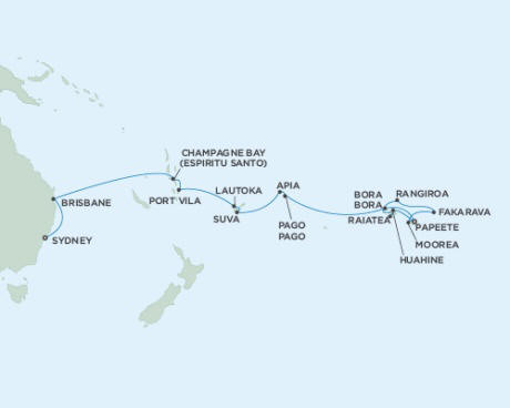 Deluxe Honeymoon Cruises Seven Seas Mariner January 20 February 14 2025 - 26 Days