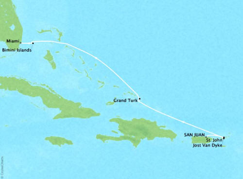 Ritz-Carlton Yacht Cruises MAP 2028 Ilma Itinerary 2028