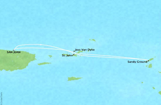 Ritz-Carlton Yacht Cruises MAP 2028 Ilma Itinerary 2028