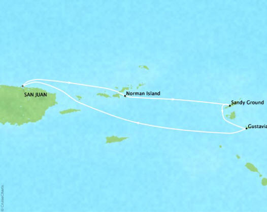 Ritz-Carlton Yacht Cruises MAP 2028 Ilma Itinerary 2028