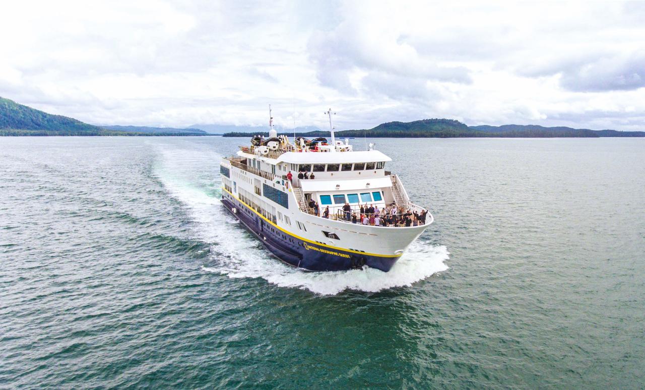 National Geographic Quest at sea