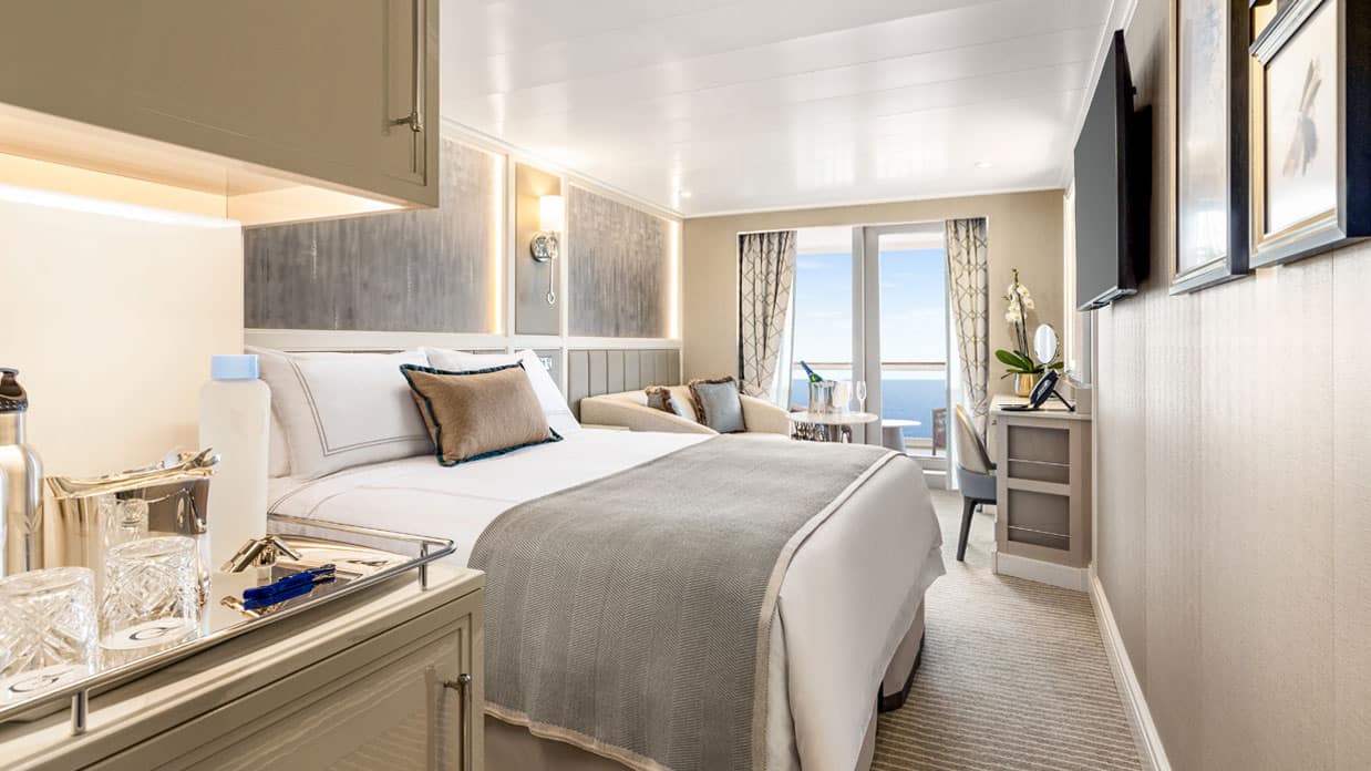 Oceania Allura Concierge Level Veranda Stateroom accommodation