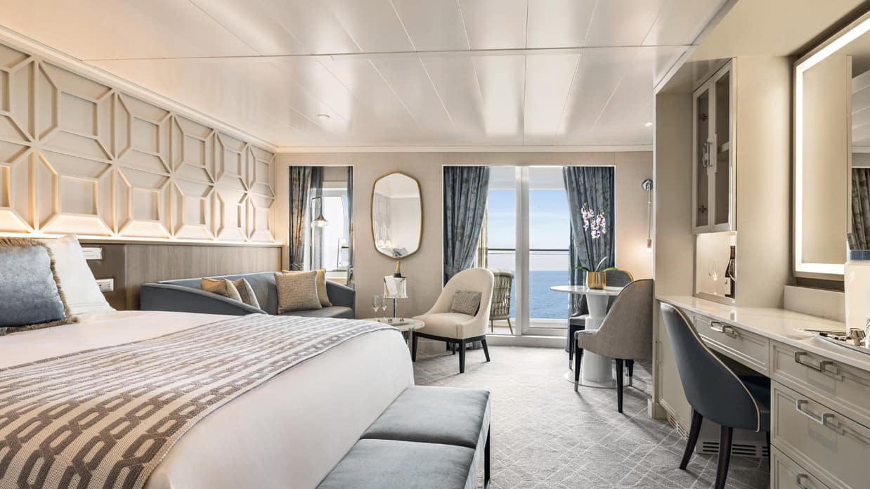 Oceania Allura Penthouse Suite accommodation