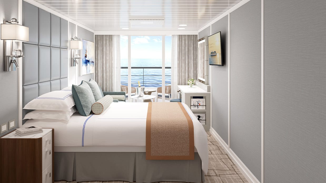 Oceania Aurelia Concierge Level Veranda accommodation