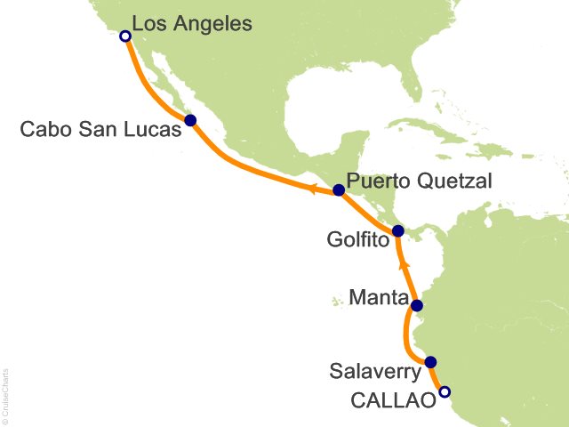 Aurelia December 22-January 6 2028 itinerary map