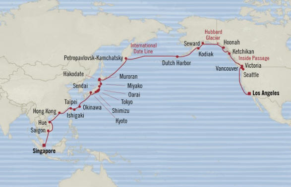 Oceania Regatta Itinerary 2020