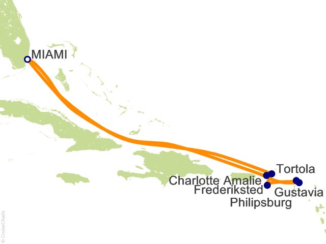 Oceania Allura December 2-12 2026 itinerary map