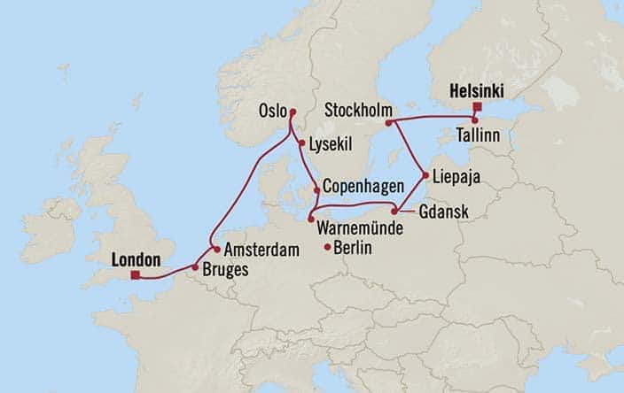 Itinerary Map for Oceania Cruises Insignia Voyage ID INS260606.jpg