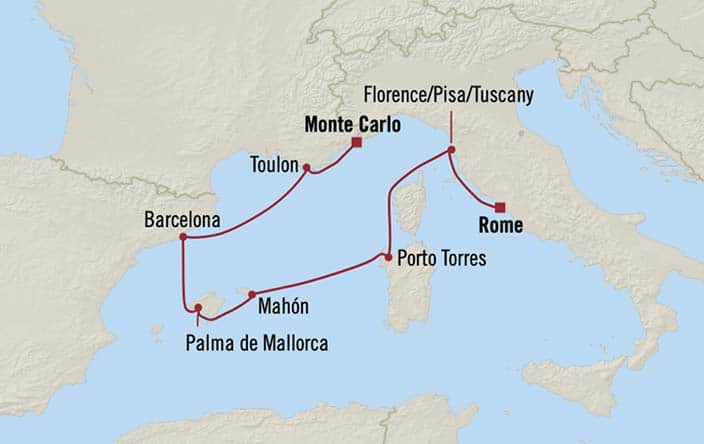 Oceania Nautica luxury cruise ship
