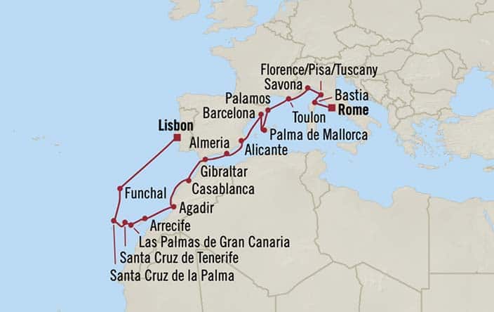 Oceania Nautica luxury cruise ship