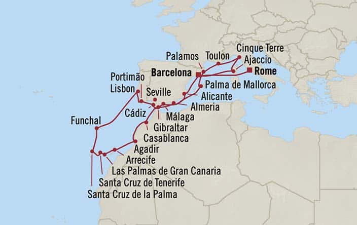 Oceania Nautica luxury cruise ship