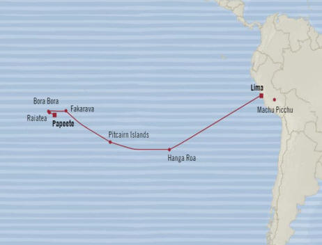 7 Seas Luxury Cruises Oceania  Marina schedule 2022