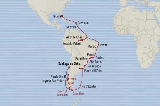 Oceania Marina Itinerary 2022