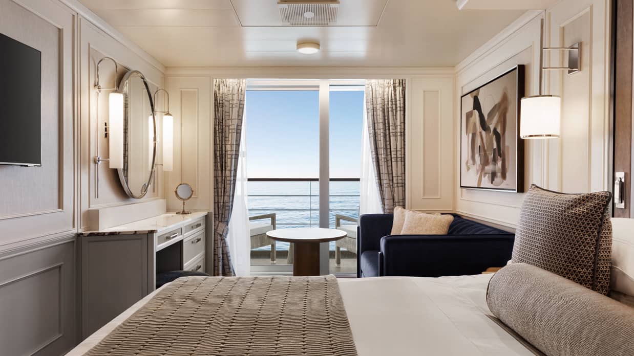 Oceania Marina Veranda Stateroom accommodation