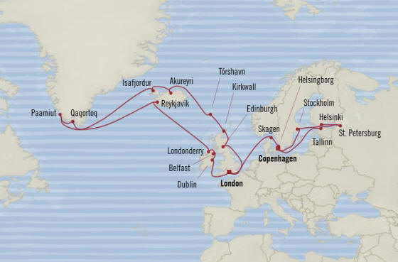 Oceania Nautica Cruises Itinerary 2019