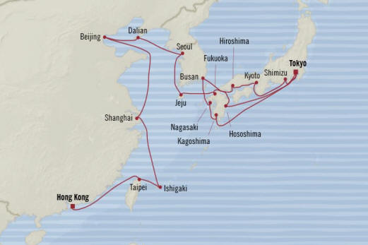 Oceania Nautica Cruises Itinerary 2020