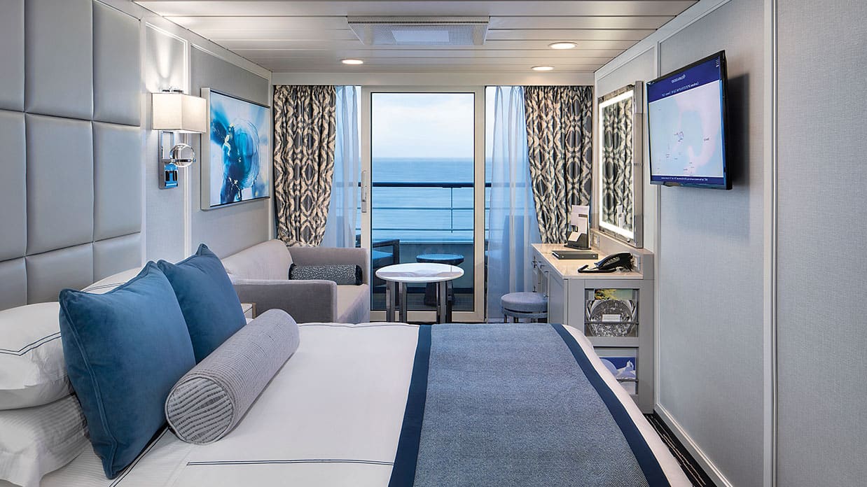 Oceania Nautica Veranda Stateroom accommodation