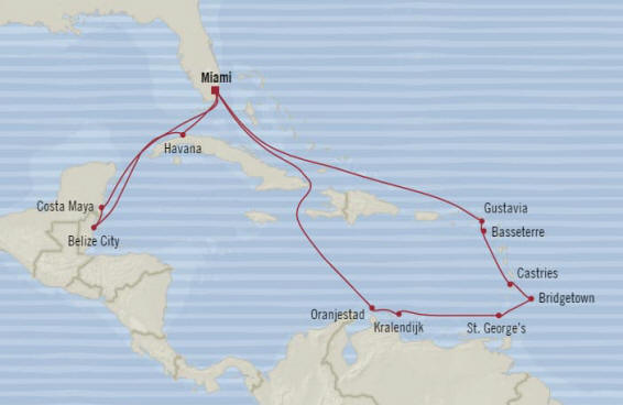 Oceania Cruises Riviera Itinerary 2019