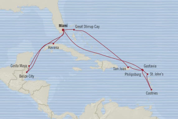 7 Seas Luxury Cruises Oceania  Riviera 2024
