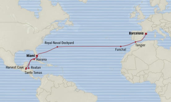 7 Seas Luxury Cruises Oceania  Riviera 2024