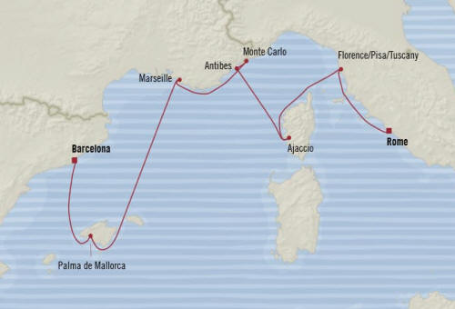 7 Seas Luxury Cruises Oceania  Riviera 2022