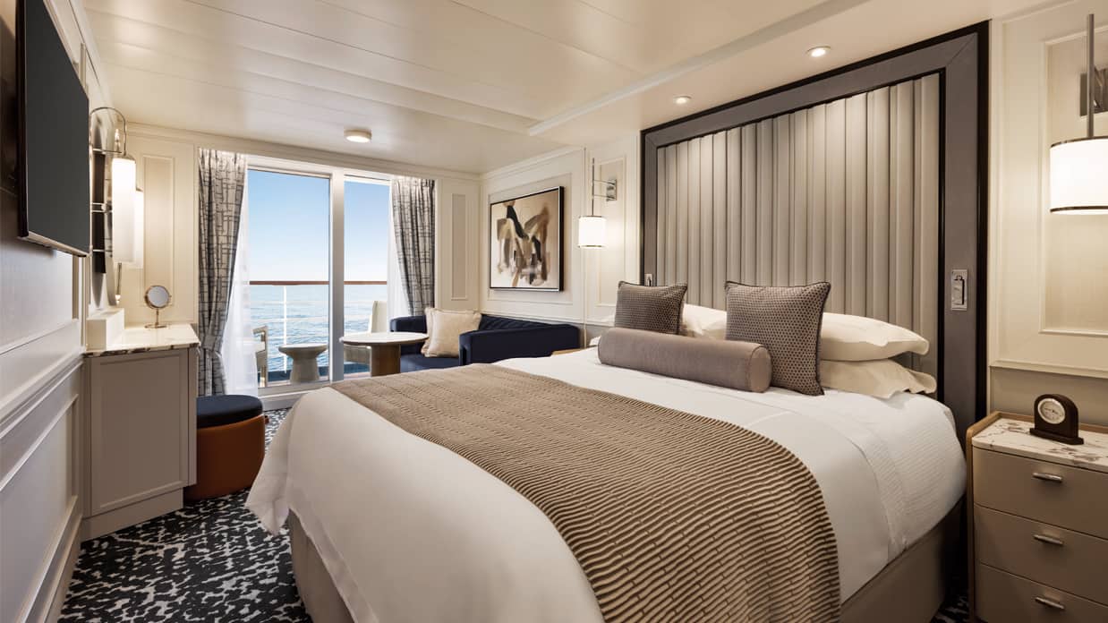 Oceania Riviera Concierge Level Veranda Stateroom accommodation