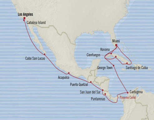 Oceania Sirena Cruises Itinerary 2019