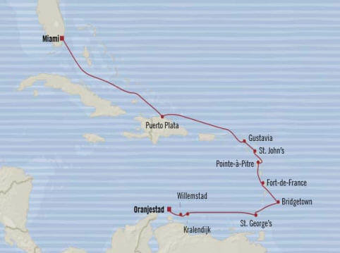 Oceania Sirena Itinerary 2022