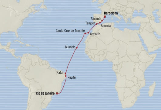 7 Seas Luxury Cruises Oceania Sirena  2024
