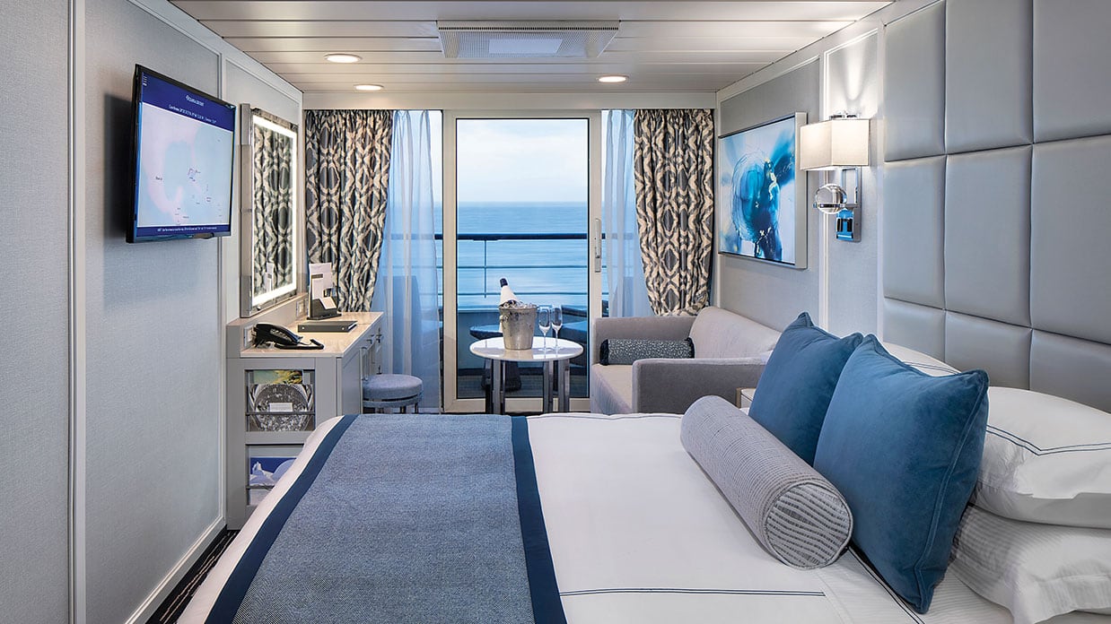 Oceania Sirena Concierge Level Veranda accommodation