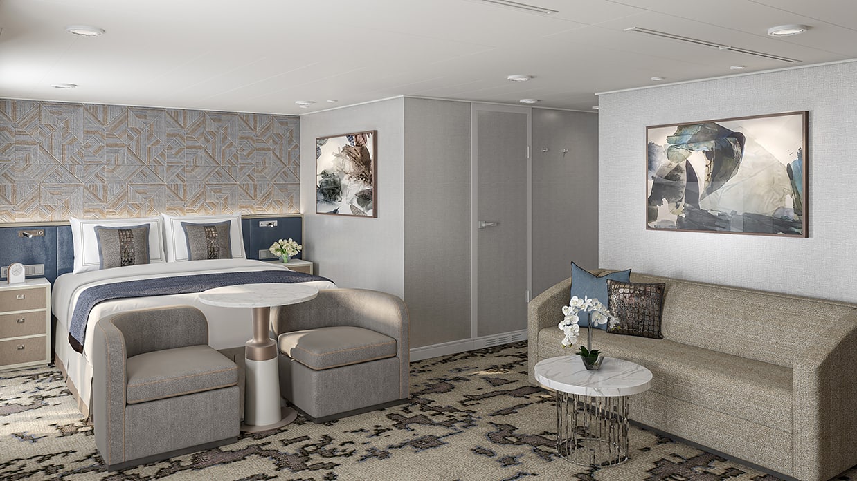Oceania Sonata Penthouse Deluxe Suite accommodation