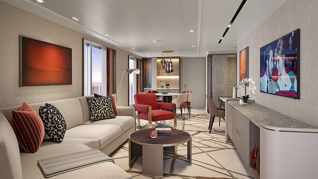 Oceania Sonata Vista Suite accommodation