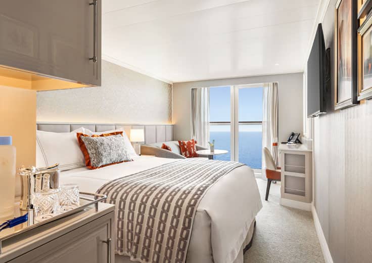 Oceania Vista French Veranda Stateroom accommodation