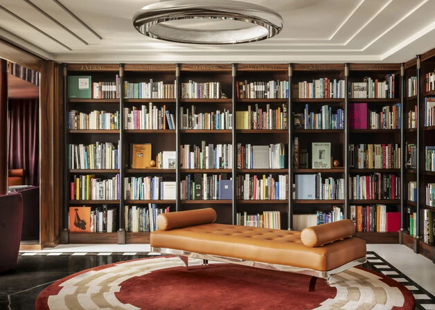 La Bibliotheque aboard Orient Express Corinthian
