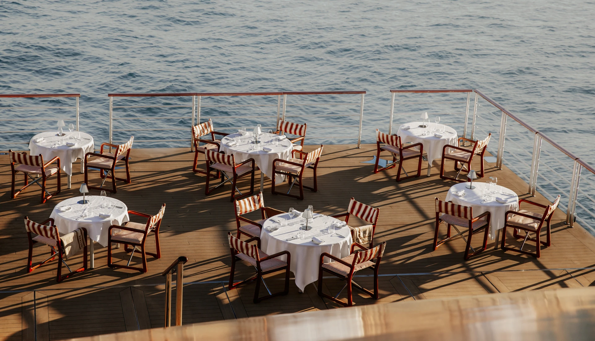 The marina platform aboard Orient Express Corinthian