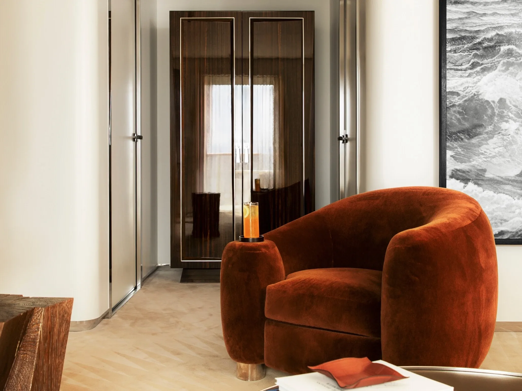 Libeccio two-bedroom Penthouse Suite aboard Orient Express Sailing Yachts