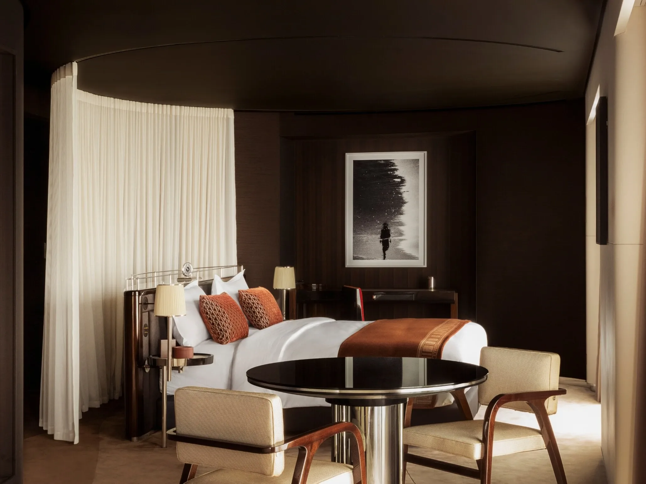 Mistral Penthouse Suite with king-size bed and private terrace