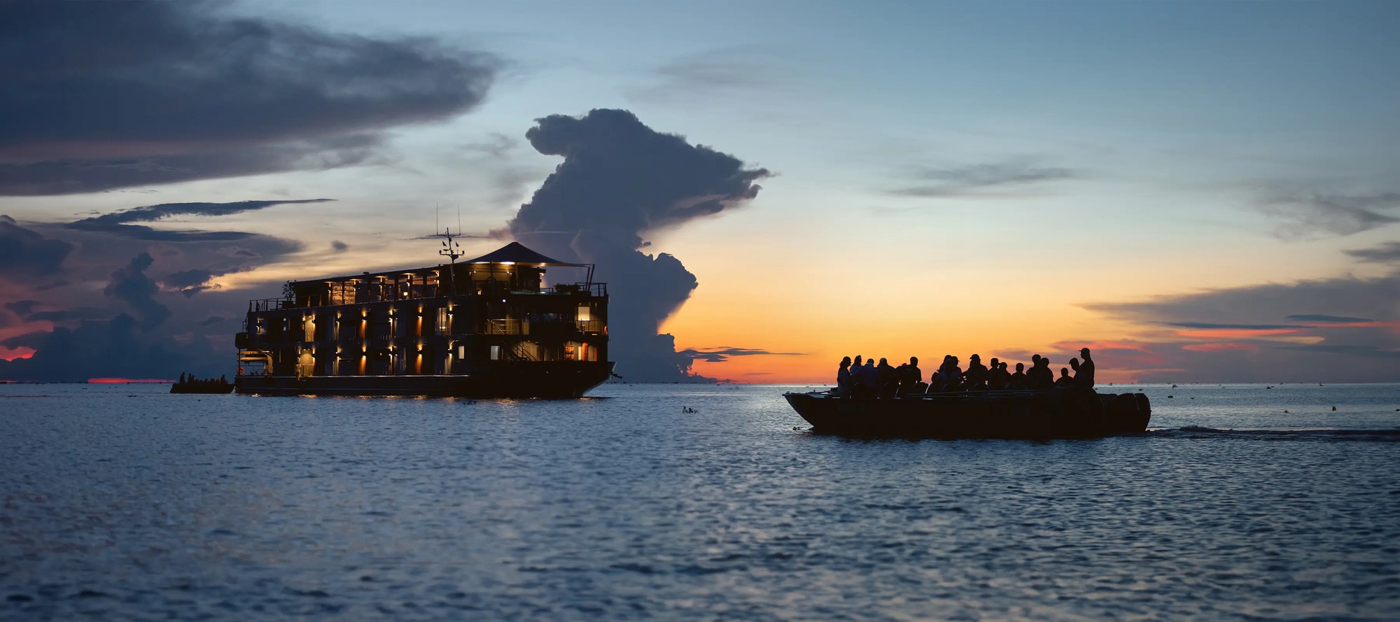Aqua Mekong, luxury river expedition ship in the PONANT EXPLORATIONS fleet