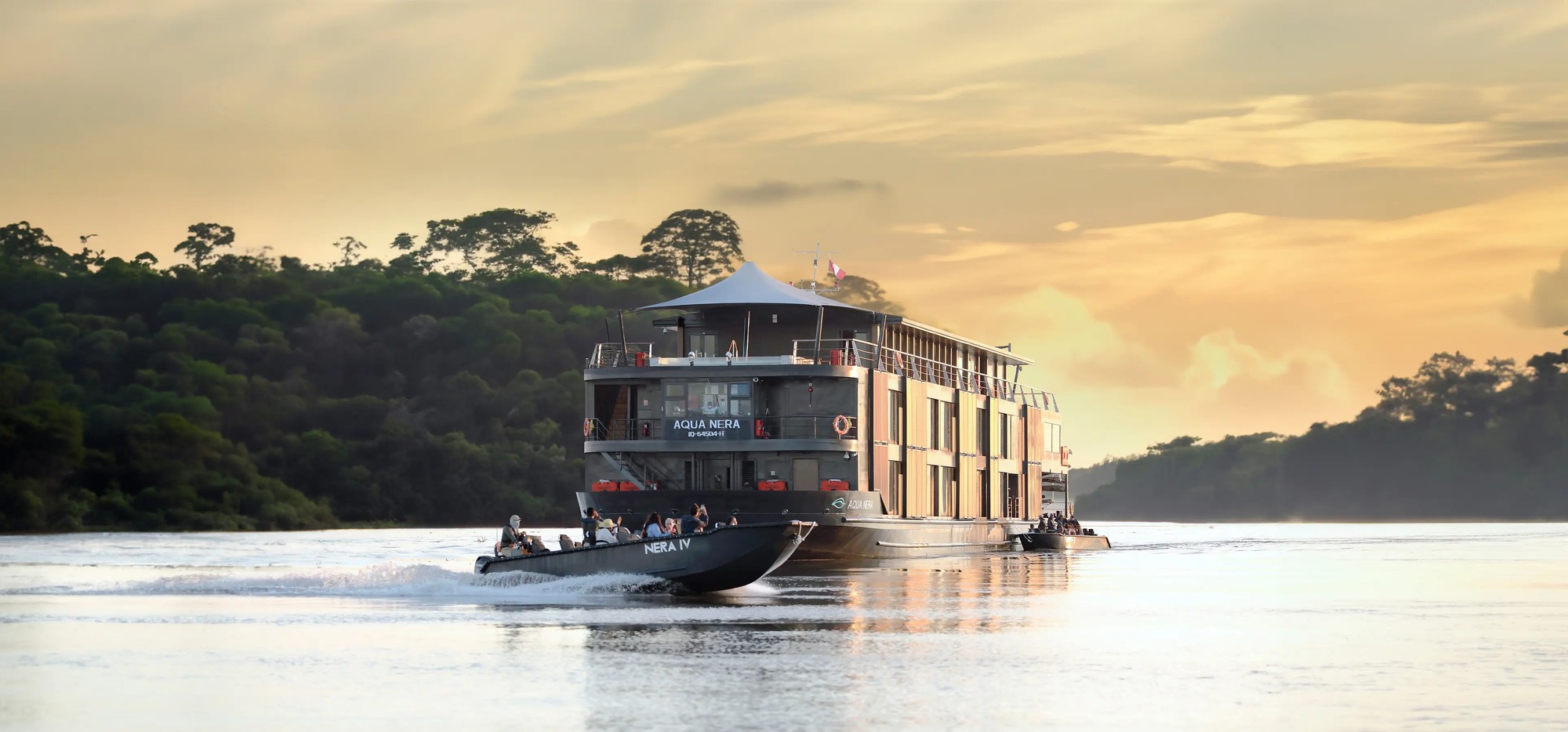 Aqua Nera, luxury Amazon river expedition ship in the PONANT EXPLORATIONS fleet