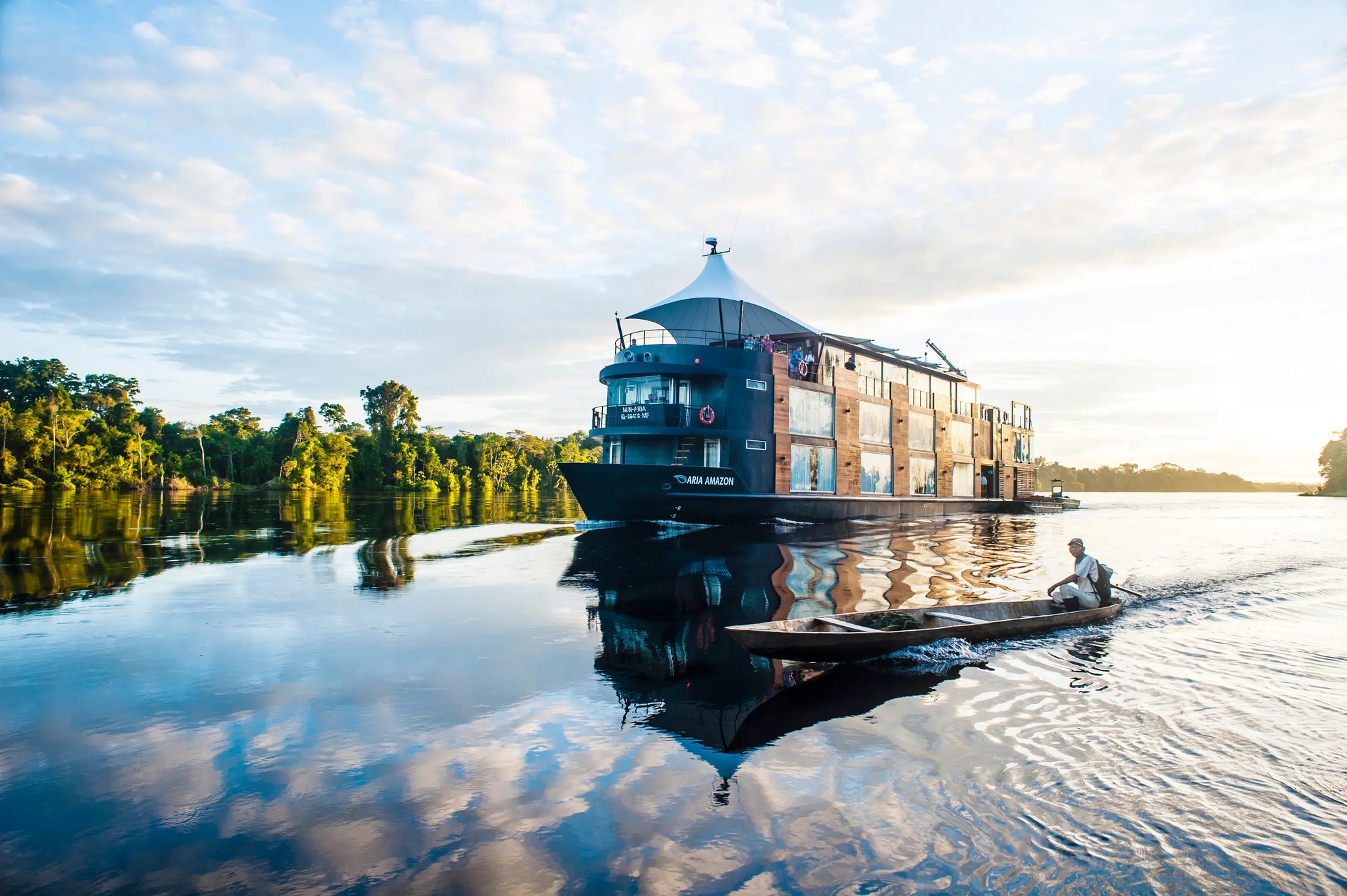 Aria Amazon, luxury Amazon river expedition ship in the PONANT EXPLORATIONS fleet
