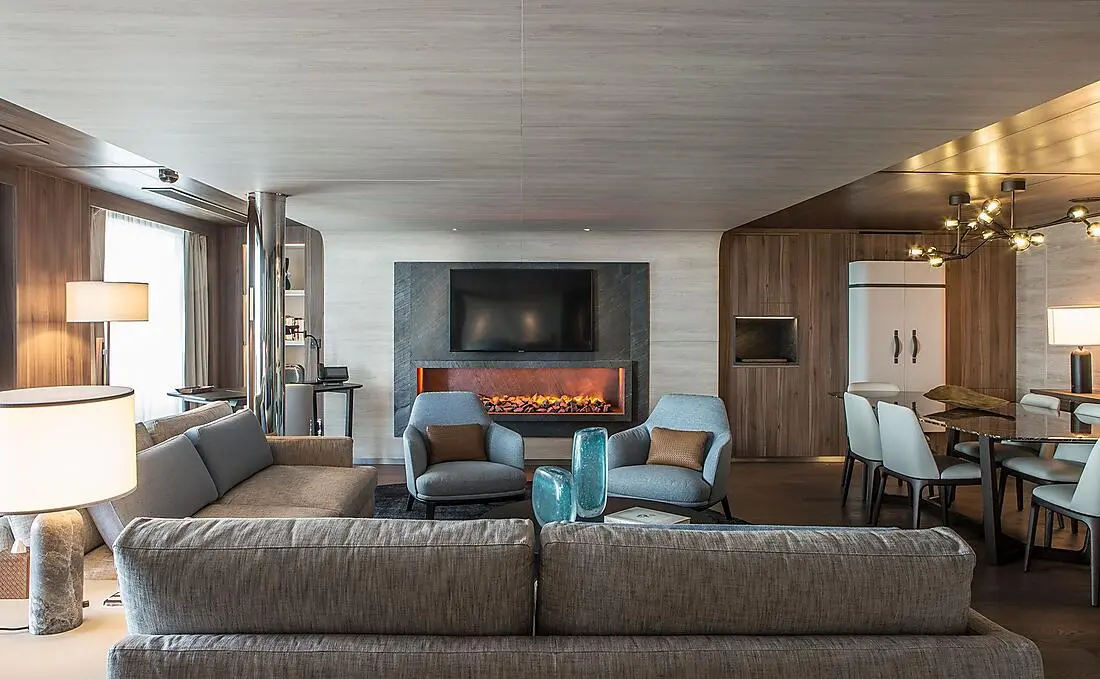 Owner's Suite in the Polar exploration ship accommodation range