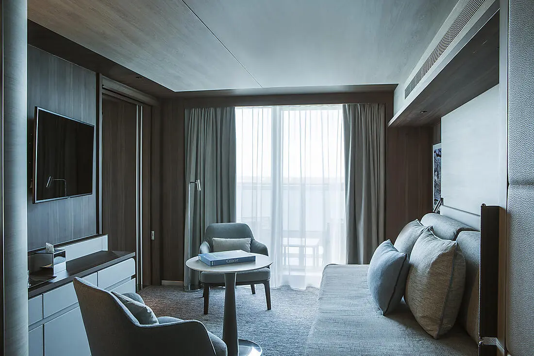 Prestige Suite in the Polar exploration ship accommodation range