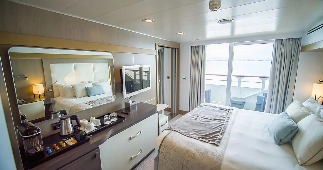 Prestige Suite in the PONANT Sistership accommodation range