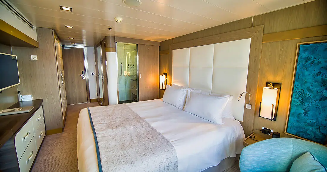 Upper Decks Balcony Stateroom in the PONANT Sistership accommodation range