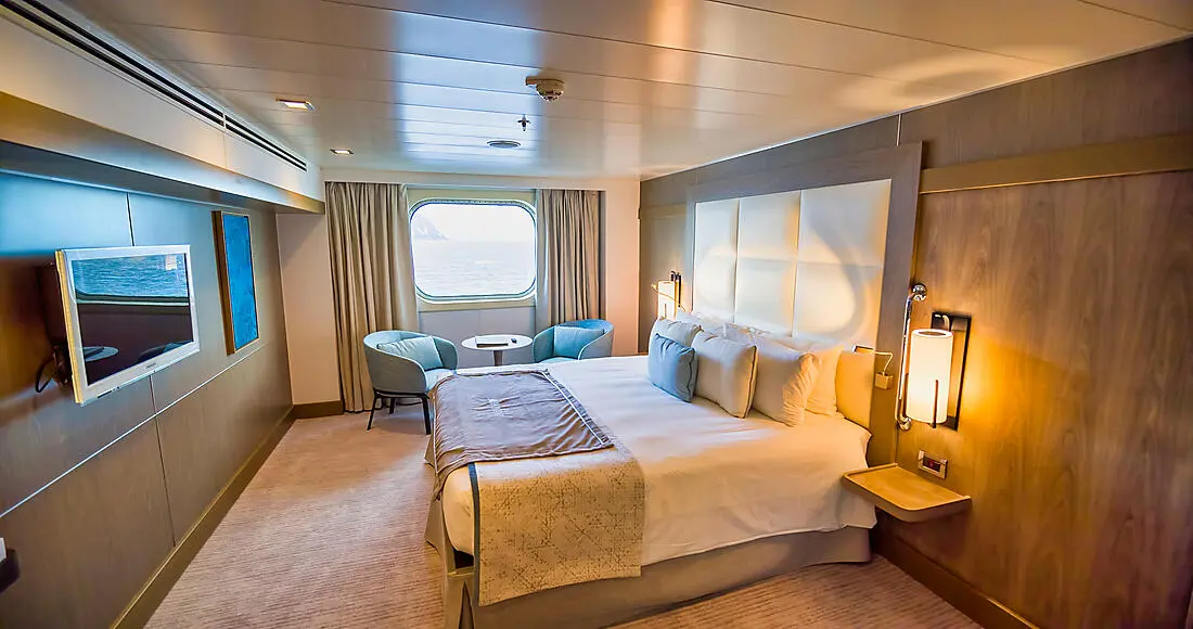 Window or Porthole Stateroom in the PONANT Sistership accommodation range