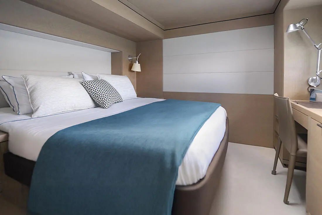 Spirit and Grand Spirit Staterooms in the Private sailing catamaran accommodation range