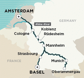 CRYSTAL DEBUSSY RIVER Cruise 2020 Large Map Image